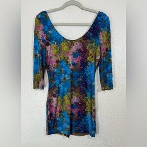 Intimately Free People Bodycon Stretchy Tunic Dress Low Back Women’s Size Small